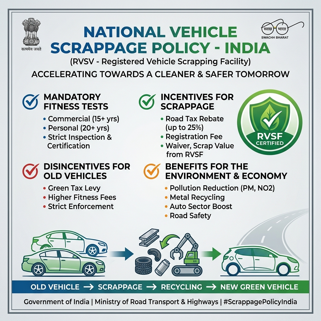 India national vehicle scrappage policy guidelines banner